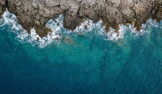 Wild cliff